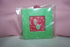 Green Square Creative Memories Mini 3 x 3 Photo Frame / Ornament NEW in Pack