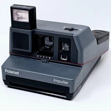 Polaroid Impulse AF 600 Plus Instant Camera Auto Flash Auto Focus VTG 80s WORKS