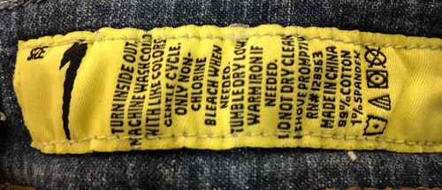 Indigo Rein Jeans Size 1 Blue Skinny Distressed Torn Straight 5 Pocket Juniors - Picture 11 of 12