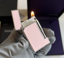 S.T. Dupont Ligne D Linie D Chinalack Pink Platiniert mit Stein Fullset RAR!