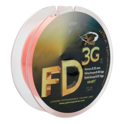 YUKI FD 3G EVOLUTION Super Monofilament Fishing Line 300m 0.185mm