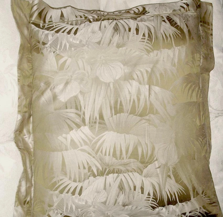 Tommy Bahama Fiebre de la Selva Euro Sham 600TC Algodón Egipcio Satén Italia 26x26 Nuevo Foto 3 de 3