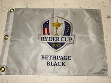 2025 RYDER CUP BETHPAGE BLACK PGA TOUR NEW YORK PIN FLAG WITH GROMMETS FREE SHIP