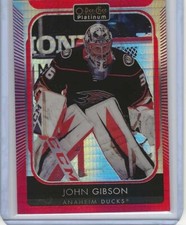 21-22 0pc platinum red prism #17 john gibson 19/199