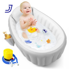 Inflatable Baby Bathtub Toddler Tub for Shower Collapsible Portable for Kids USA