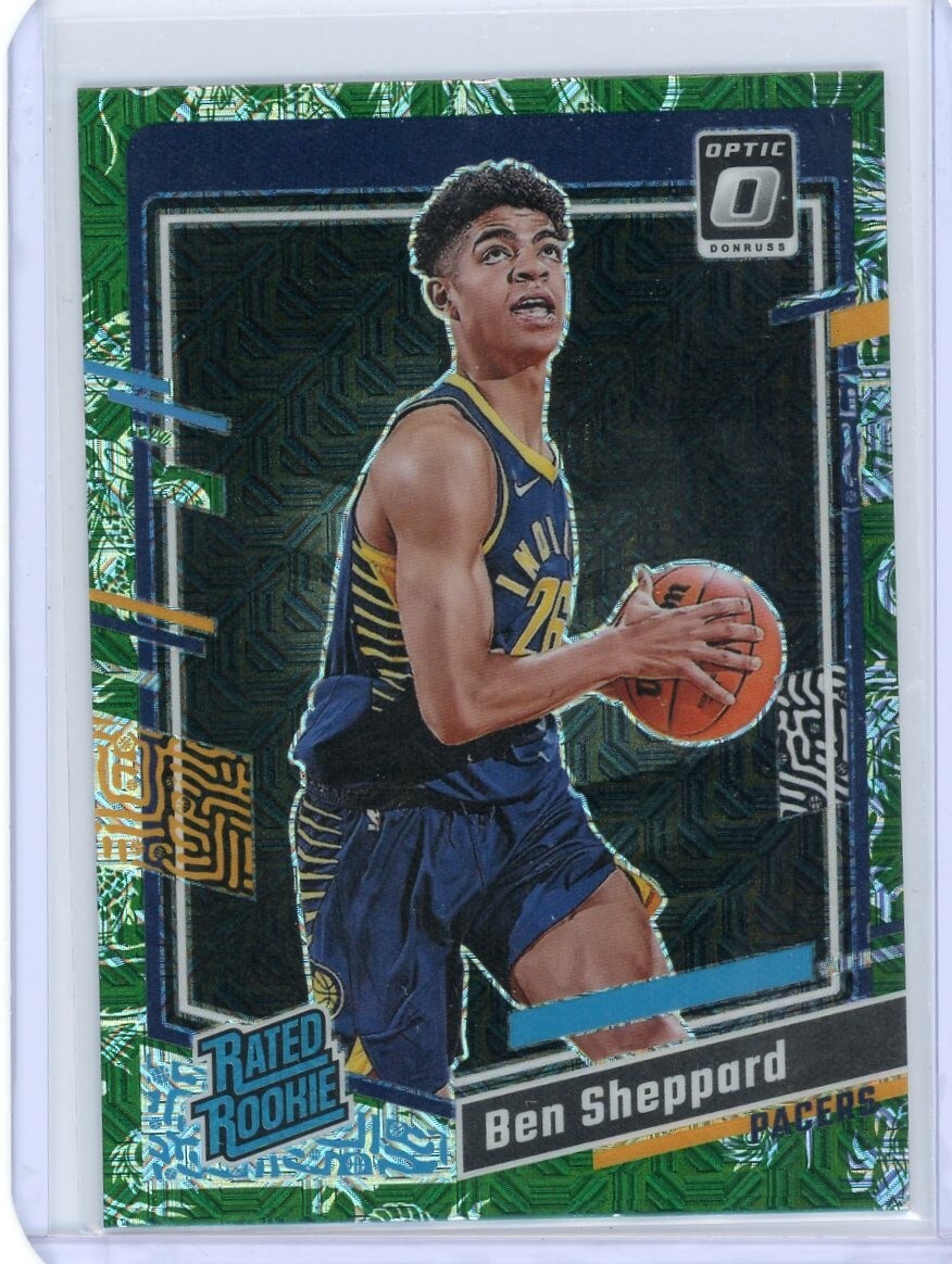 2023 Panini Donruss Optic #221 Ben Sheppard Dragon Choice SSP Rookie RC Pacers