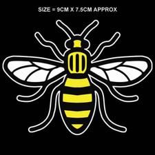 MANCHESTER BEE VINYL DECAL STICKER INYL DECAL BUMPER LAPTOP STICKER CAR WORK BEE
