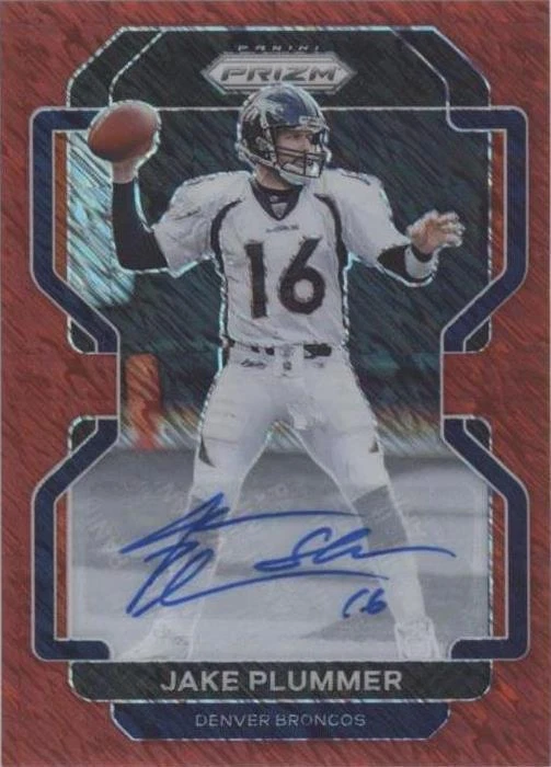 Red Shimmer Prizm Autographs