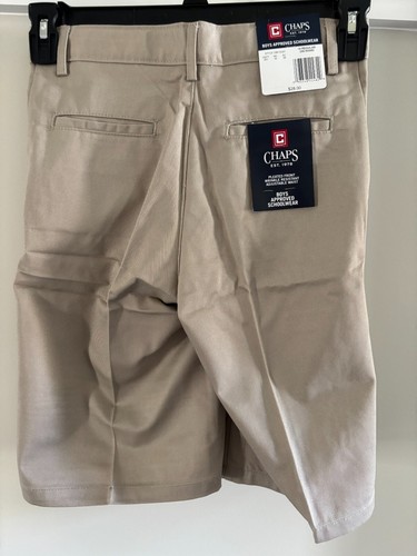 Chaps Khaki Shorts Boys School Uniform Size 14 (NWT $28)