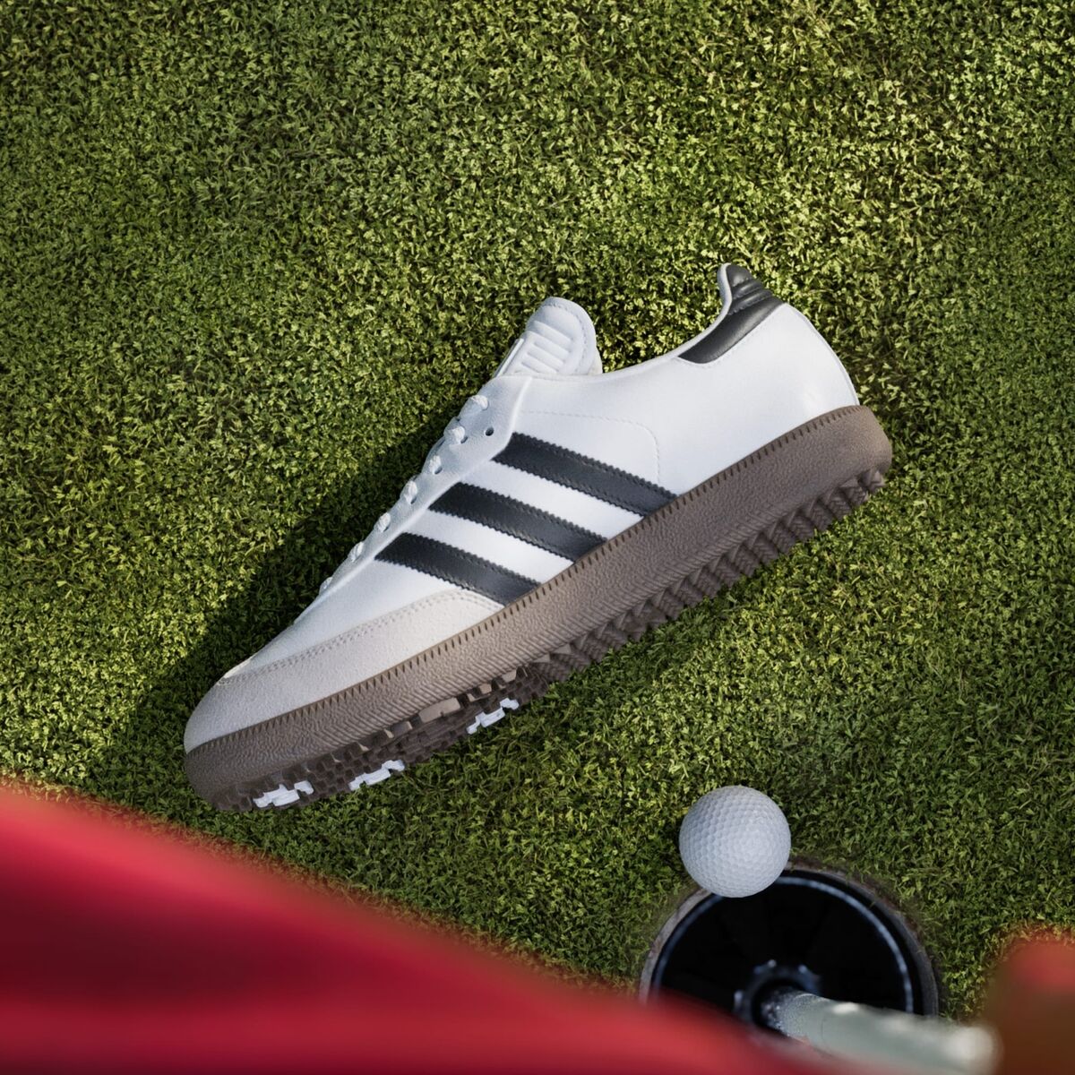 JH6149 adidas Samba Golf Full Grain Leather Cloud White Core JH6149 adidas Samba Golf Full Grain Leather Cloud White Core