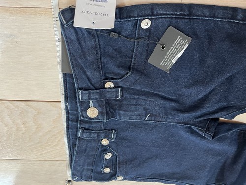 New $79 True Religion Raw Rinse Wash Kids Girl Boy Jeans Sz 5 Geno Relaxed Slim - Picture 6 of 12