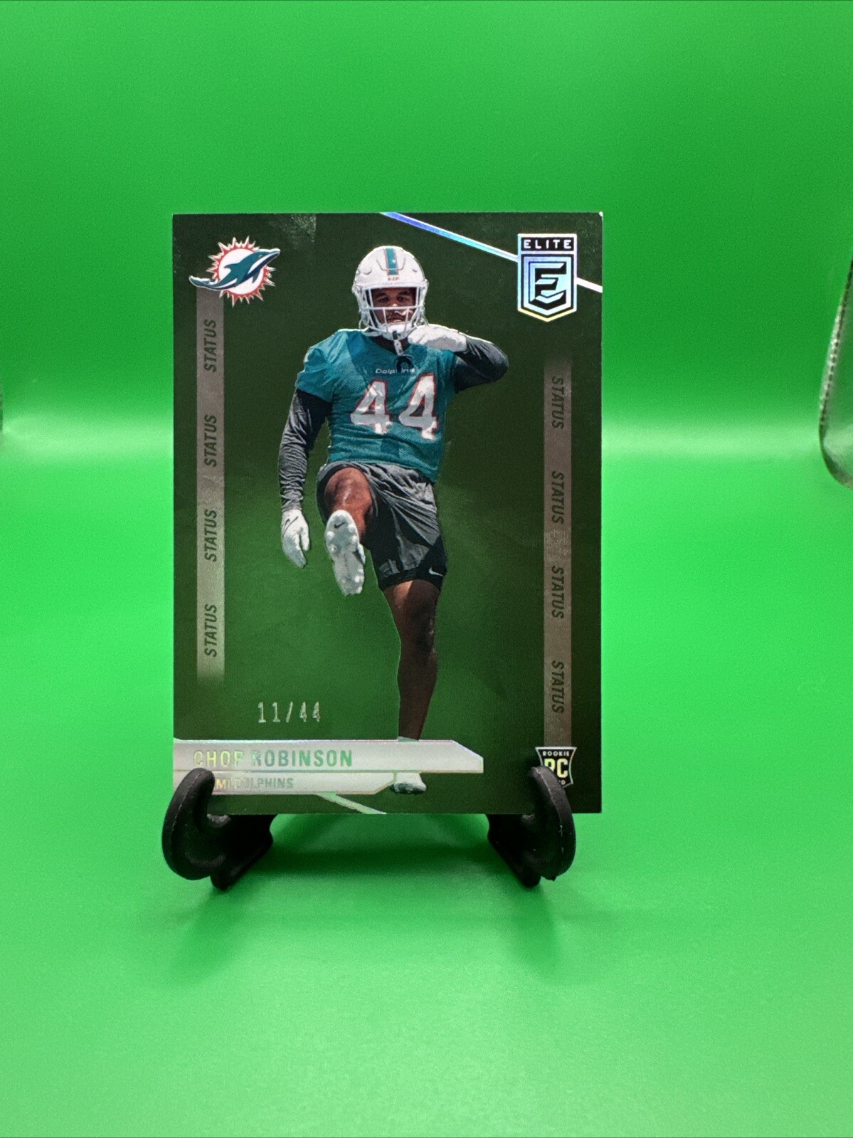 2024 Donruss Elite Chop Robinson Green Status /44 Rookie