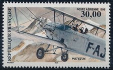 Timbre France Poste Aérienne PA 62** Potez 25   luxe neuf sans charnière