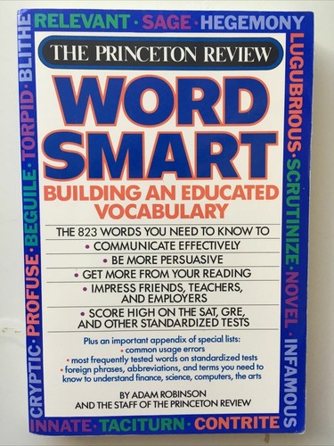 Word Smart Building, An Educated Vocabulary Adam Robinson (Princeton Review) - 第 10/12 張圖片