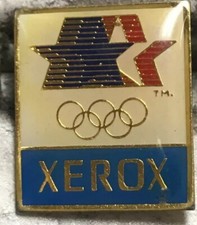 Vintage Xerox Olympics Pin 1984 LA Summer Games