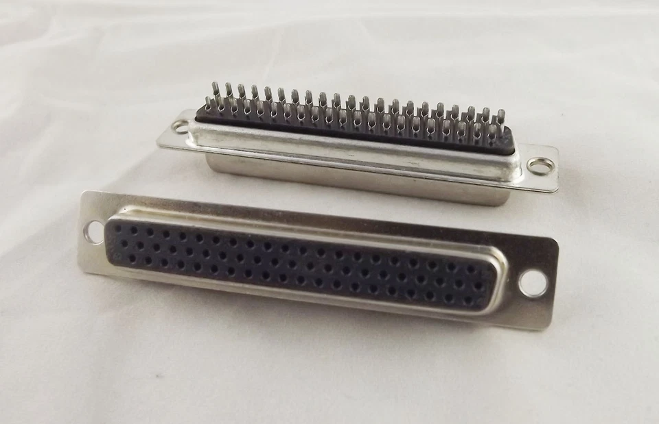 5pcs D-SUB 62 Pin DB62 Female Jack Solder Type Straight Adapter Connector 3 Rows - Image 3 of 4