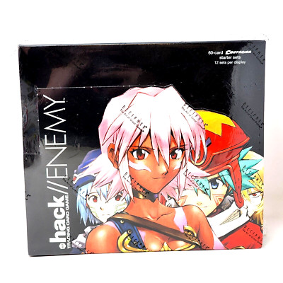 Bandai Decipher Dot .Hack Hack Enemy Contagion 12 Sealed Starter Decks Box TCG