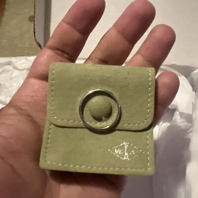 Van Cleef & Arpels Platin Ehering Größe 63 - Majestätisch - Original! USA Schiff