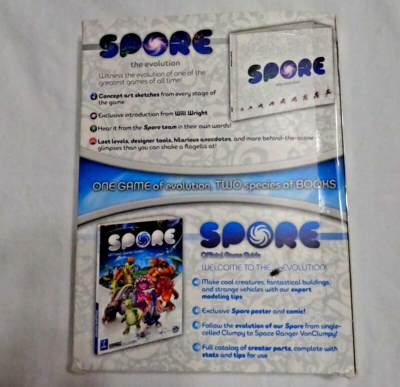 SPORE LIMITED EDITION BUNDLE - guide + guide de l'évolution + poster