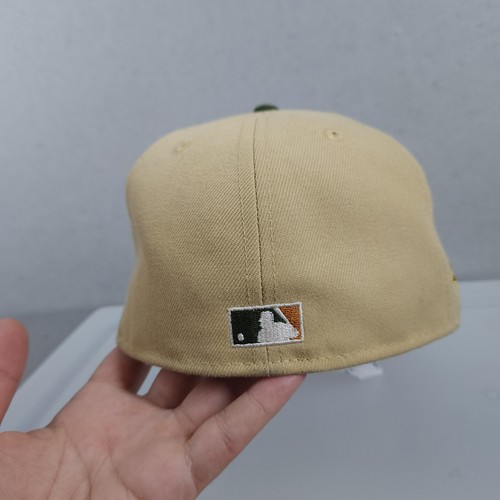 Cappello Berretto New Era Collezione Cooperstown Taglia 7 Tampa Bay Devil Rays Tan - Foto 6 di 18