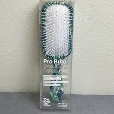 The Knot Dr. for Conair Hair Brush Detangler Green  White Leaf Print 95580