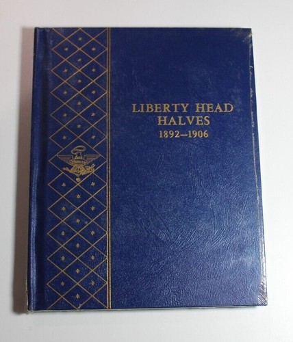 WHITMAN BOOKSHELF ALBUM 9420 LIBERTY HEAD HALVES 1892-1906