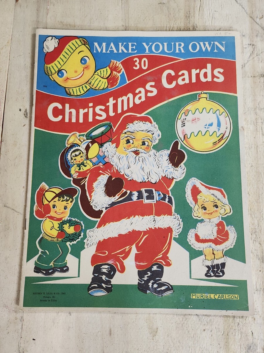 rare vintage christmas cards Vintage Christmas Mechanical Postcard, Antique Holiday Card, Rare Fold main image 0