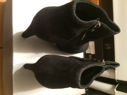 Rockport Women's Janae Bootie, Black Sued, Noir Suede, 6 M US - Picture 2 of 6