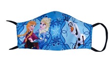 Kids Washable/Reusable Frozen Face Mask Wt Filter Pocket-Disney-Girls-Made In US