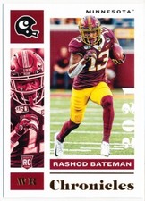 Rashod Bateman - Minnesota - 2021 Chronicles Draft Picks - BRONZE - RC - #12