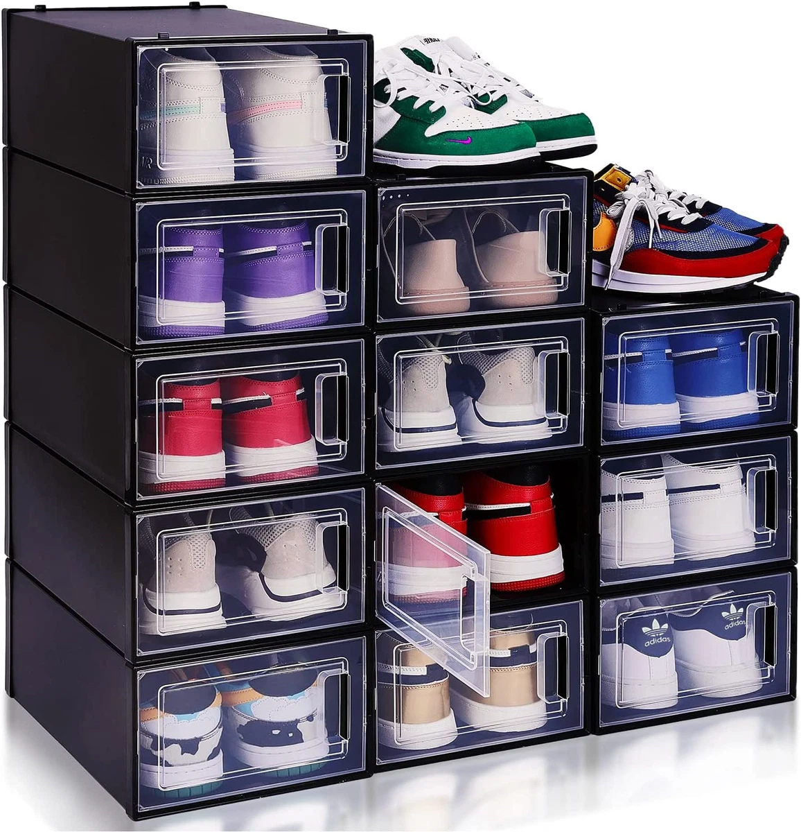 Shoe clearance organiser box
