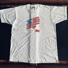 Vintage 80s 3M Tech Company Tee XL Made In USA Screen Stars Best