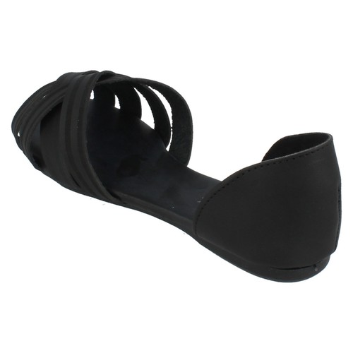 SALE flache Damenschuhe F0R0059 offene Zehenpartie Sandalen von Savannah Collection JETZT 2,99 £ - Bild 4 von 27