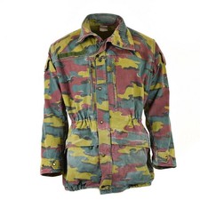 Parka giacca da campo originale esercito belga combattimento militare M90 JIGSAW CAMO surplus