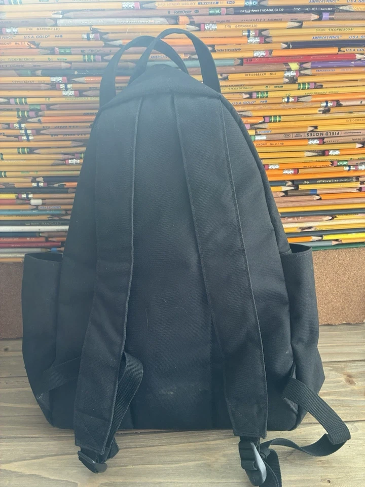 Mochila negra The Herschel Supply Co doble asa correa bolsillos Foto 4 de 4