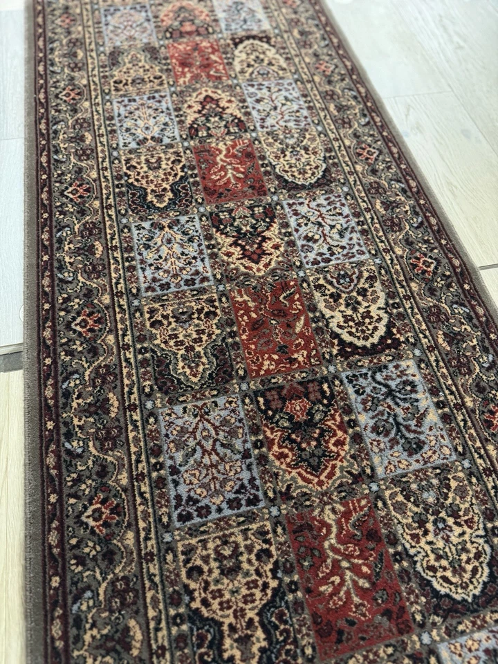 Alfombra antigua Couristan Gem Collection Nian 2'2x9'3 100 % lana:NUEVA:: Foto 3 de 4