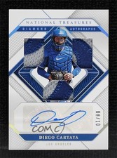 2023 National Treasures Diamond Trios Holo Silver 8/10 Diego Cartaya Auto 19fe