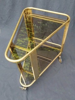 Tea Trolley Bar Cart 1950s Bauhaus Style