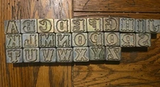 Craftool Co Alphabet Letters Block Stamp Leather Art Tools Stamps Complete Set 