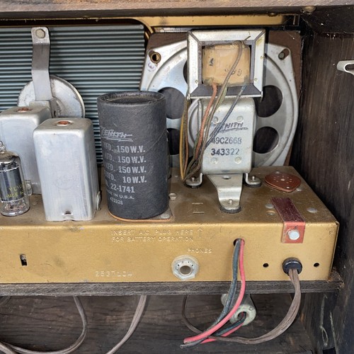 RICEVITORE RADIO vintage ZENITH Trans-Oceanic modello H500 5H40 banda mondiale - Foto 6 di 8