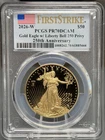 New Listing2026-W 1 oz $50 Proof Gold Eagle Dual Date PR-70 PCGS First Strike