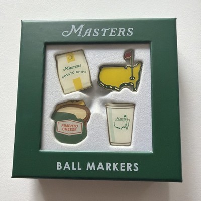 NEW!! Masters Augusta National Golf Club Ball Marker Set FREE SHIPPING