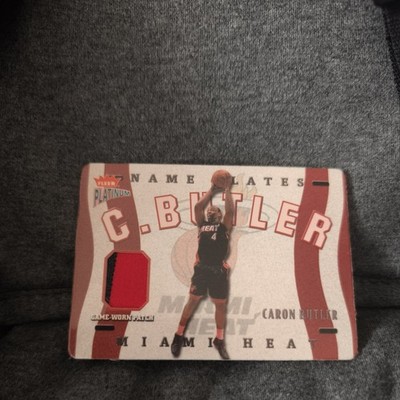 2002-03 Fleer Platinum Nameplates #CB Caron Butler/280 Jersey - BSK 2 Colors