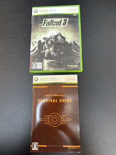 Fallout 3 FO3 Fall Out Import Japan Xbox 360 Japanese ver.