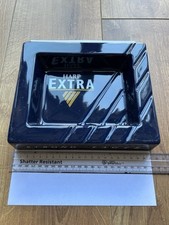 Vintage Large Harp Extra Strong Lager Ashtray - 205mm Length - Man Cave/Bar