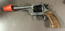 VTG CAP PISTOL TOY GUN - MADE IN ITALY EDISON GIOCATTOLI - METAL - 8 SHOT