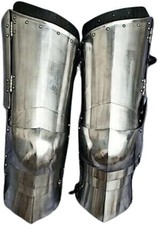 Medieval Leg Armor Greaves Gothic Iron Steel Leg plates Knights LARP warrior