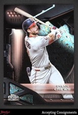 2026 Topps Chrome Black Rose Gold Mini Diamond #155 Dylan Crews 03/10 JERSEY #