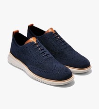 Cole Haan 2.ZeroGrand Stitchlite Oxford Marine Blue Vapor Gray C27569 Men's 8 M
