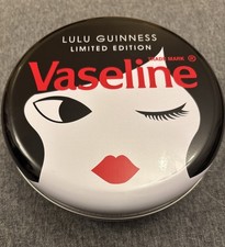 LULU GUINNESS LIMITED EDITION DOLL FACE X VASELINE COLLECTORS TIN EMPTY